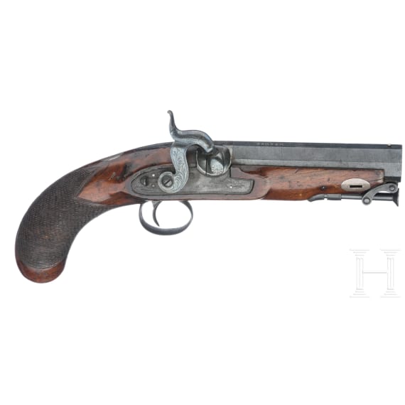 Ein Paar Perkussionspistolen, Henry Nock, London, um 1800