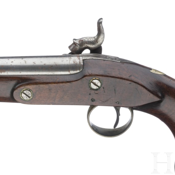 Perkussionspistole, P. Bond, London, um 1820