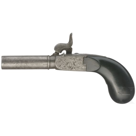 Kleines Perkussionsterzerol, L&uuml;ttich um 1840