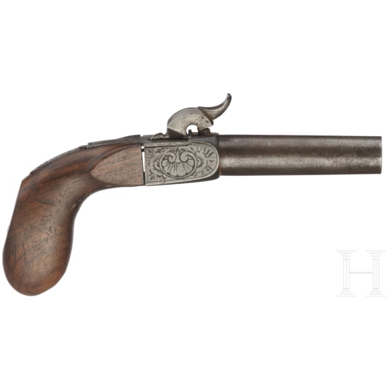 Zwei Perkussionsterzerole, Frankreich, um 1850