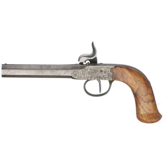 Zwei Perkussionsterzerole, Frankreich, um 1850