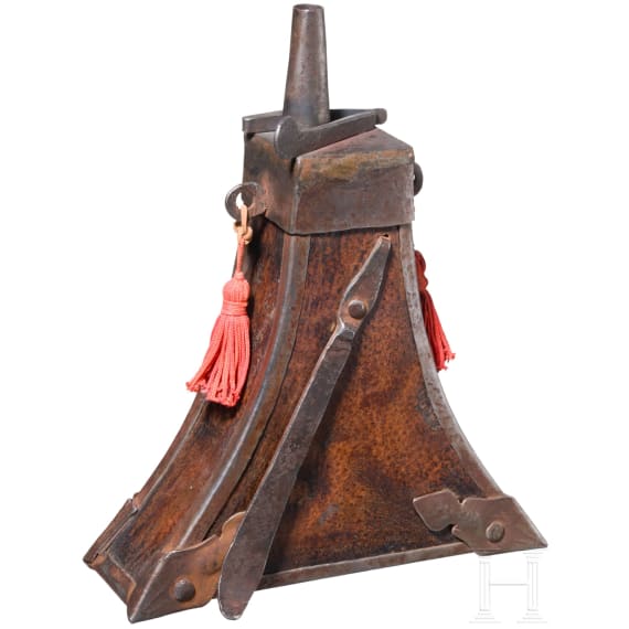 Musketier-Pulverflasche, deutsch, um 1600