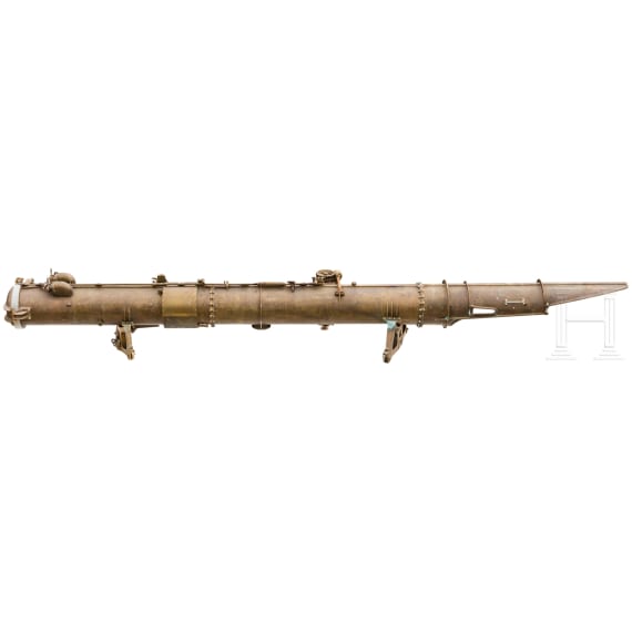 Torpedorohr eines Torpedobootes, um 1910