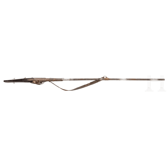 Kapit&auml;n zur See Walter Forstmann - Zwei orientalische, silbermontierte Steinschlosswaffen, ein Geschenk der Senussi/Sanusiya