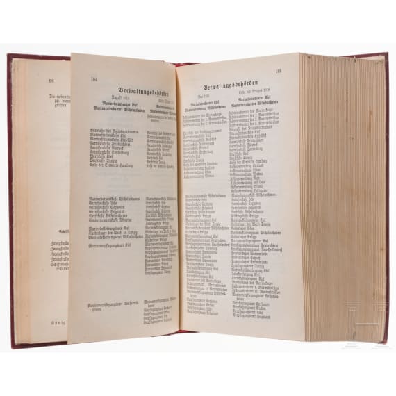 Kapit&auml;n zur See Walter Forstmann - Zwei Ranglisten der kaiserlichen Marine aus seiner pers&ouml;nlichen Bibliothek