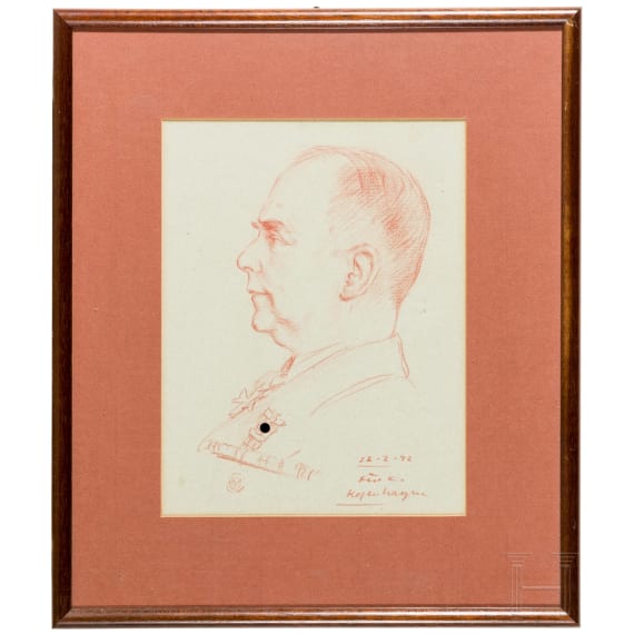 Kapit&auml;n zur See Walter Forstmann - Portrait als Fregattenkapit&auml;n der Kriegsmarine