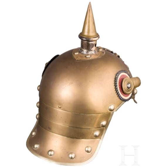 Helm M 1889 f&uuml;r Mannschaften im Regiment Garde du Corps