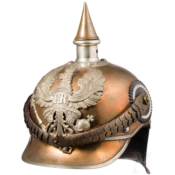 Helm M 1889 f&uuml;r Mannschaften/Unteroffiziere im K&uuml;rassier-Regiment &bdquo;Kaiser Nikolaus I. von Russland" (Brandenburgisches) Nr. 6