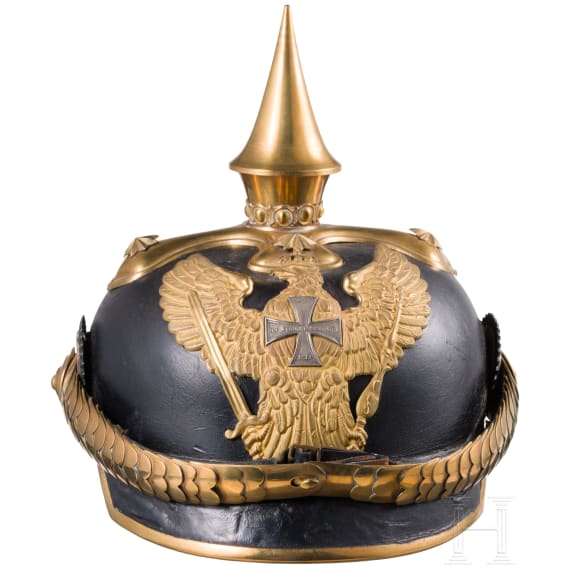 A helmet for reserve officers of the dragoons, circa 1900