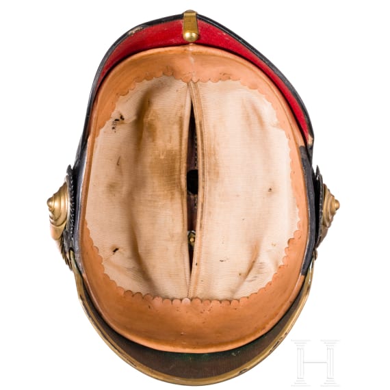 A helmet for reserve officers of the dragoons, circa 1900