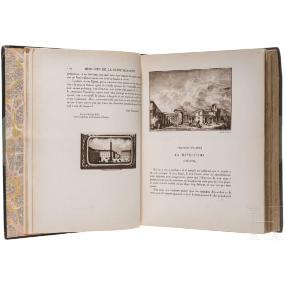 M&eacute;moires de la Reine Hortense publi&eacute;s par Le Prince Napol&eacute;on", Paris 1928