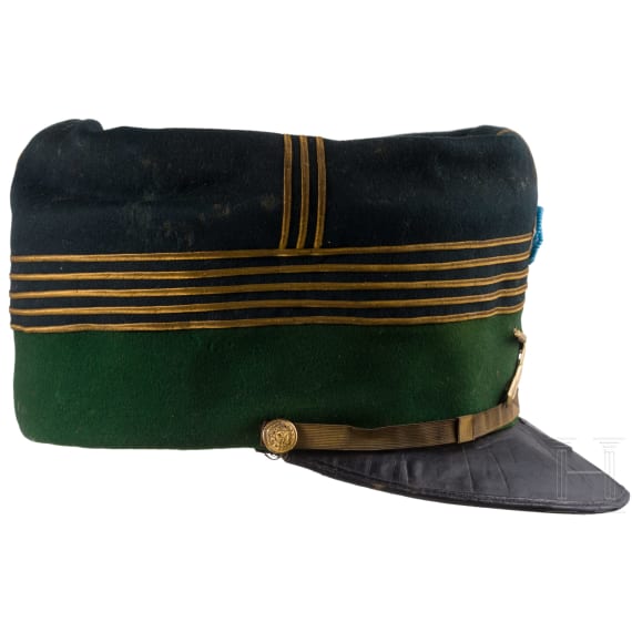 K&auml;ppi f&uuml;r Offiziere im 1. Infanterie-Regiment, um 1900