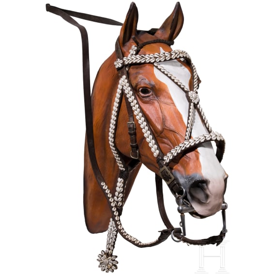 A parade bridle for officers of the 1st Life Hussar Regiment or the 3rd Hussar Regiment, circa 1900