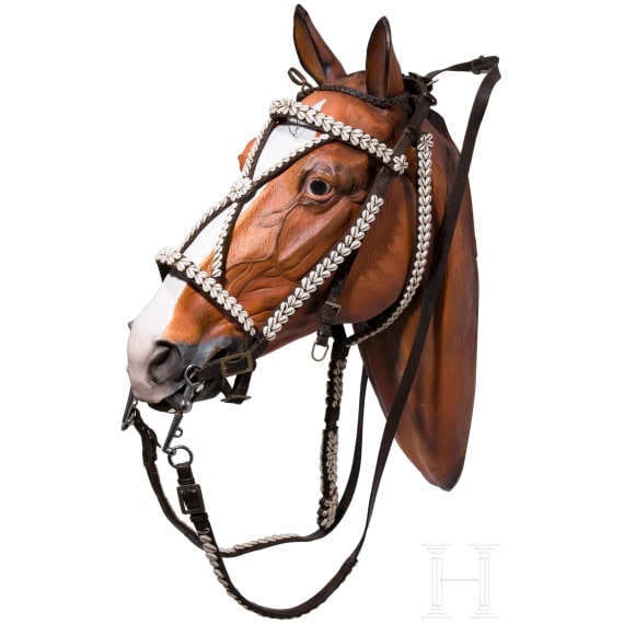 A parade bridle for officers of the 1st Life Hussar Regiment or the 3rd Hussar Regiment, circa 1900