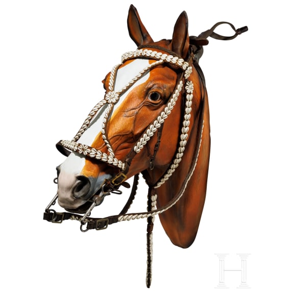 A parade bridle for officers of the 1st Life Hussar Regiment or the 3rd Hussar Regiment, circa 1900