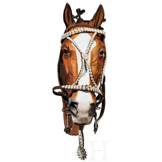 A parade bridle for officers of the 1st Life Hussar Regiment or the 3rd Hussar Regiment, circa 1900