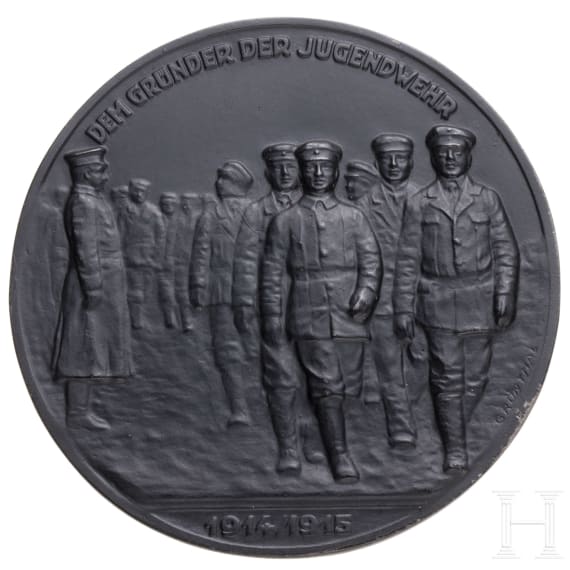 Gro&szlig;e Medaille auf Generalfeldmarschall Colmar Freiherr von der Goltz, um 1915