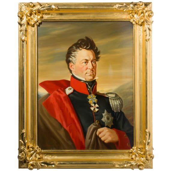 Portraitgem&auml;lde des Heeresreformers Generalfeldmarschall August Neidhardt von Gneisenau