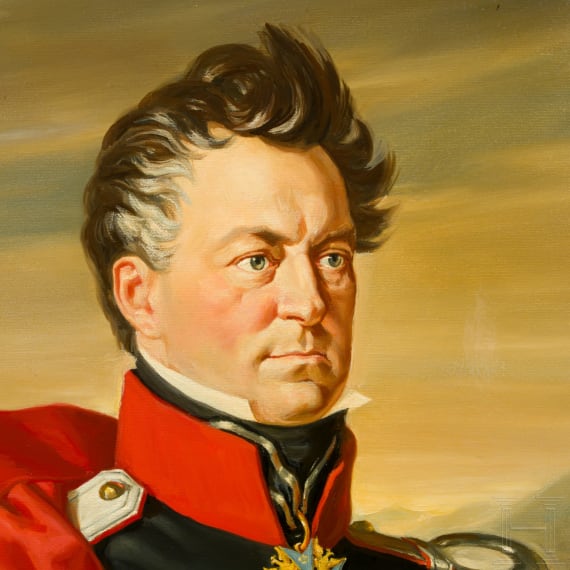 Portraitgem&auml;lde des Heeresreformers Generalfeldmarschall August Neidhardt von Gneisenau
