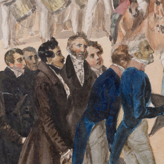 Wilhelm von Kobell (1766 - 1853) - Die Revue von Kalisch, 1835