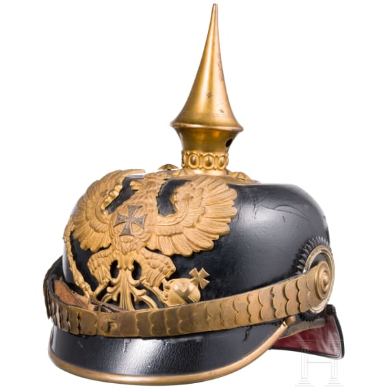 Helm f&uuml;r Reserveoffiziere der Infanterie, Preu&szlig;en, um 1900