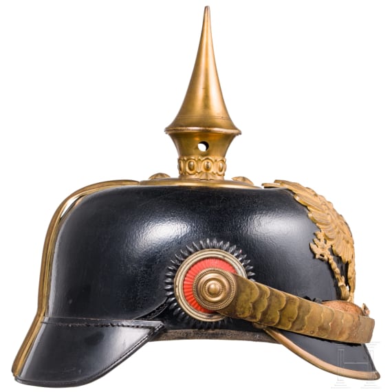 Helm f&uuml;r Reserveoffiziere der Infanterie, Preu&szlig;en, um 1900