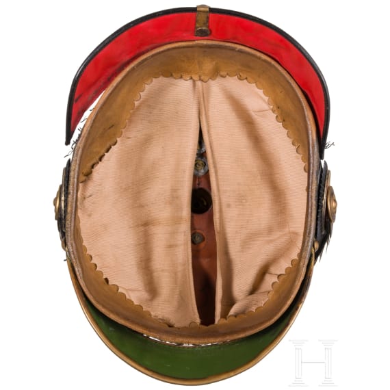 Helm f&uuml;r Reserveoffiziere der Infanterie, Preu&szlig;en, um 1900