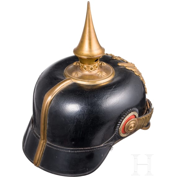 Helm f&uuml;r Reserveoffiziere der Infanterie, Preu&szlig;en, um 1900