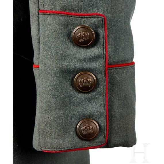 A named M1910 Prussian Field-Grey Commander&rsquo;s Tunic of Infantry Regiment 42 (Major von Hackewitz)