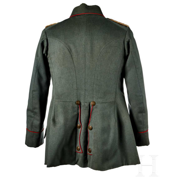 A named M1910 Prussian Field-Grey Commander&rsquo;s Tunic of Infantry Regiment 42 (Major von Hackewitz)