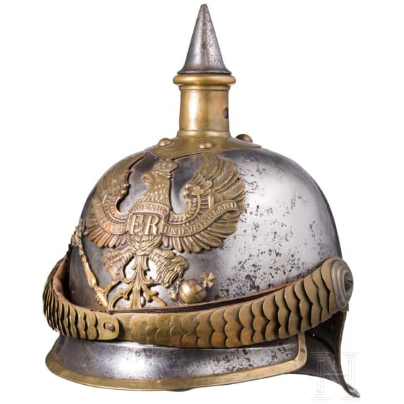Helm M 1867 f&uuml;r Mannschaften im K&uuml;rassier-Regiment Nr. 4