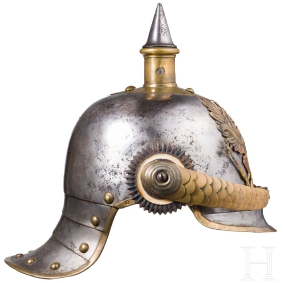 Helm M 1867 f&uuml;r Mannschaften im K&uuml;rassier-Regiment Nr. 4