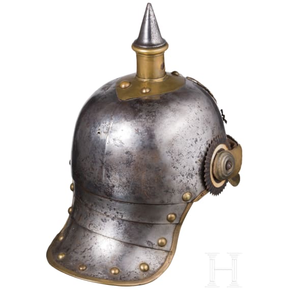 Helm M 1867 f&uuml;r Mannschaften im K&uuml;rassier-Regiment Nr. 4