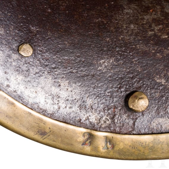 Helm M 1867 f&uuml;r Mannschaften im K&uuml;rassier-Regiment Nr. 4