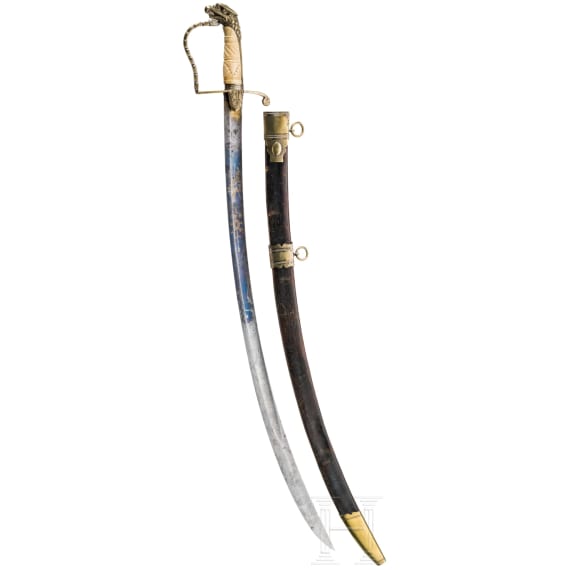 Adlerkopfs&auml;bel f&uuml;r Offiziere, um 1810 - 1830