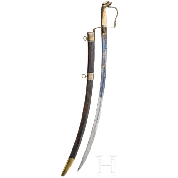 Adlerkopfs&auml;bel f&uuml;r Offiziere, um 1810 - 1830