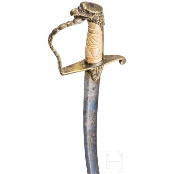 Adlerkopfs&auml;bel f&uuml;r Offiziere, um 1810 - 1830