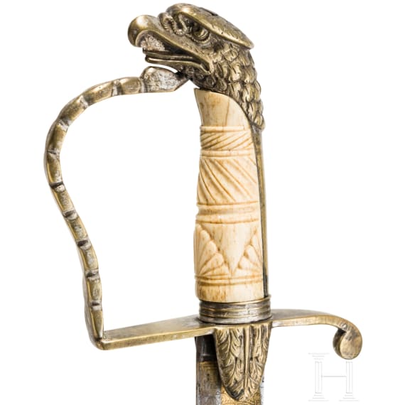 Adlerkopfs&auml;bel f&uuml;r Offiziere, um 1810 - 1830