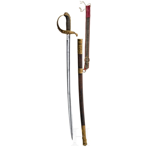 S&auml;bel M 1850/71 f&uuml;r Offiziere der k. u. k. Kriegsmarine