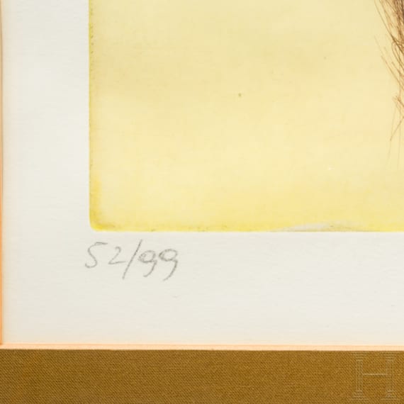 &bdquo;Vertikale &Uuml;berdeckung", Arnulf Rainer (Baden 1929&ndash;2025 Enzenkirchen), 1964/65
