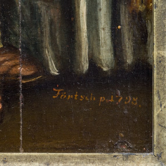 "The Last Communion of St. Jerome", after Domenico Zampieri, called Domenichino (Bologna 1581&ndash;1641 Naples), bears inscription "F&ouml;rtsch p. 1798"