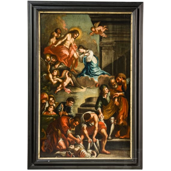 &ldquo;The Burial and Apotheosis of Saint Petronilla&rdquo;, after Giovanni Francesco Barbieri, called Guercino (Cento 1591&ndash;1666 Bologna), bears inscription &ldquo;F&ouml;rtsch p. 1798&rdquo;