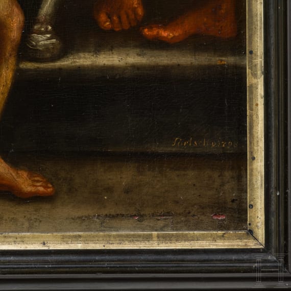 &ldquo;The Burial and Apotheosis of Saint Petronilla&rdquo;, after Giovanni Francesco Barbieri, called Guercino (Cento 1591&ndash;1666 Bologna), bears inscription &ldquo;F&ouml;rtsch p. 1798&rdquo;