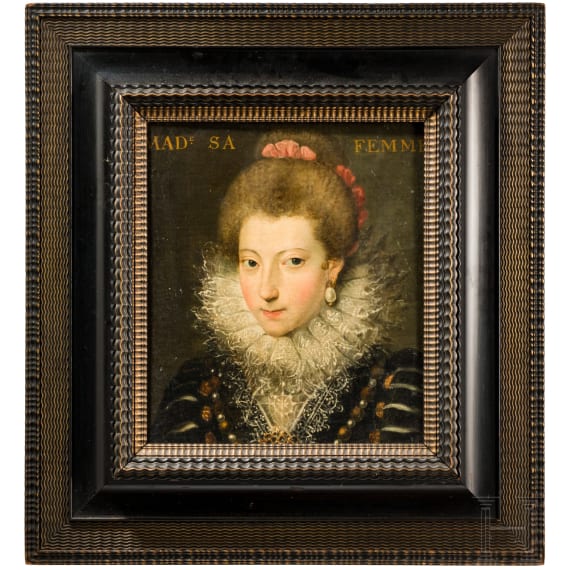 "Portrait of a Lady", probably French or Flemish School, 17th/18th century
