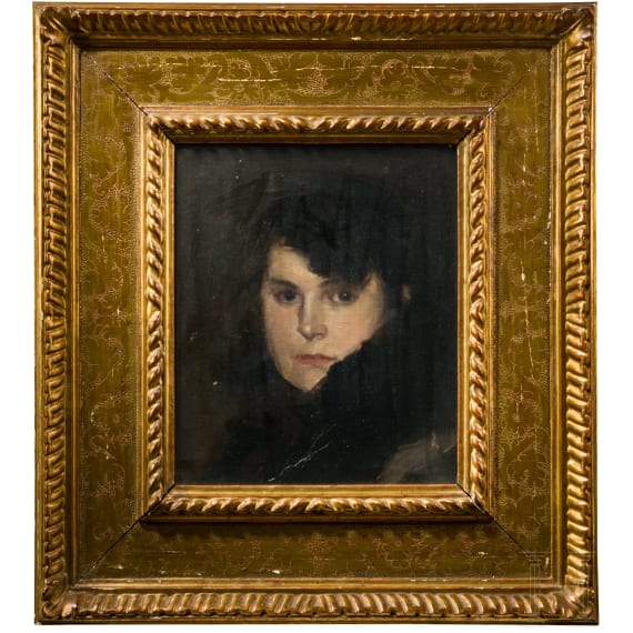 "Untitled" (Portrait of a Young Woman), Anonymous