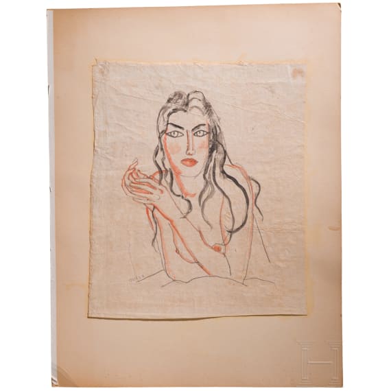 Jacob Wilhelm Fehrle (1884 - 1974), two German drawings, 20th century