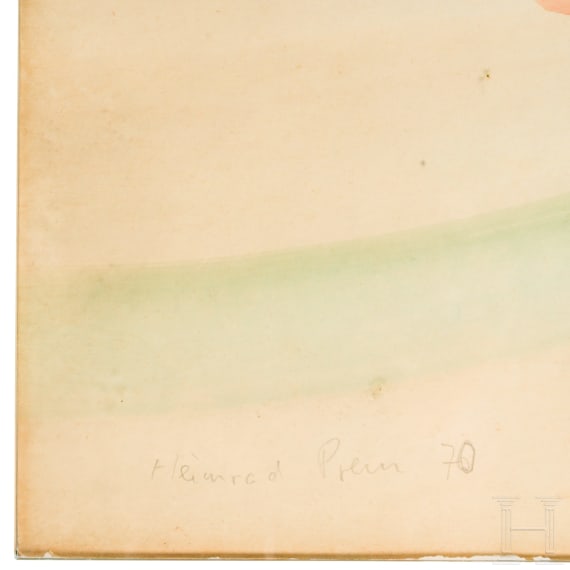 &ldquo;Untitled&rdquo;, bears signature and date &ldquo;Heimrad Prem 70&rdquo;