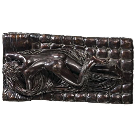 "Sleeping Hermaphroditus", after the Antique, late 19th/20th century