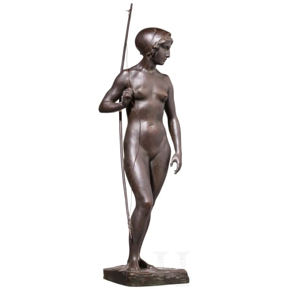 "Diana", Arthur Lewin-Funcke (1866 Niedersedlitz near Dresden &ndash; 1937 Berlin)