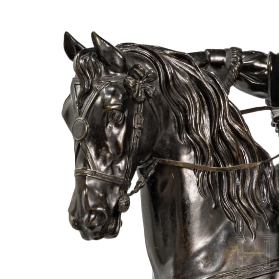 "Louis XIV on Horseback", after Pierre Cartellier (Paris 1757&ndash;1831 Paris) and Louis-Messidor Petitot (Paris 1794&ndash;1862 Paris)